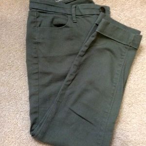 Loft army green pants